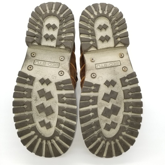 Bed Stu Lace Up Casual Work Mid Boots Sz 10.5 - Picture 7 of 8